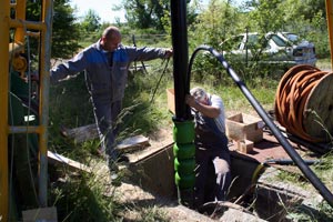 Mise en place de la nouvelle pompe